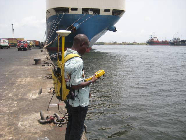 Topographic Survey of Terminals A,B,C and D, on Tincan Island, Lagos State. Client: Johnak Engineering Ltd.